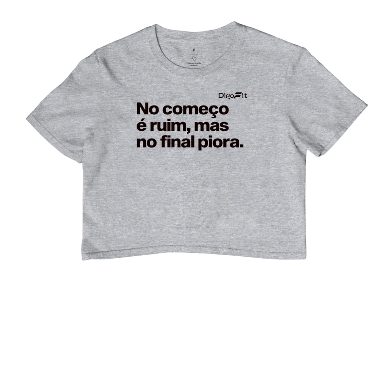 CROPPED ACADEMIA NO COMEÇO É RUIM MAS NO FINAL PIORA