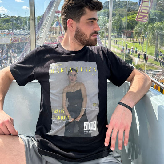 CAMISETA PERSONALIZADA CASAL CAPA DE REVISTA