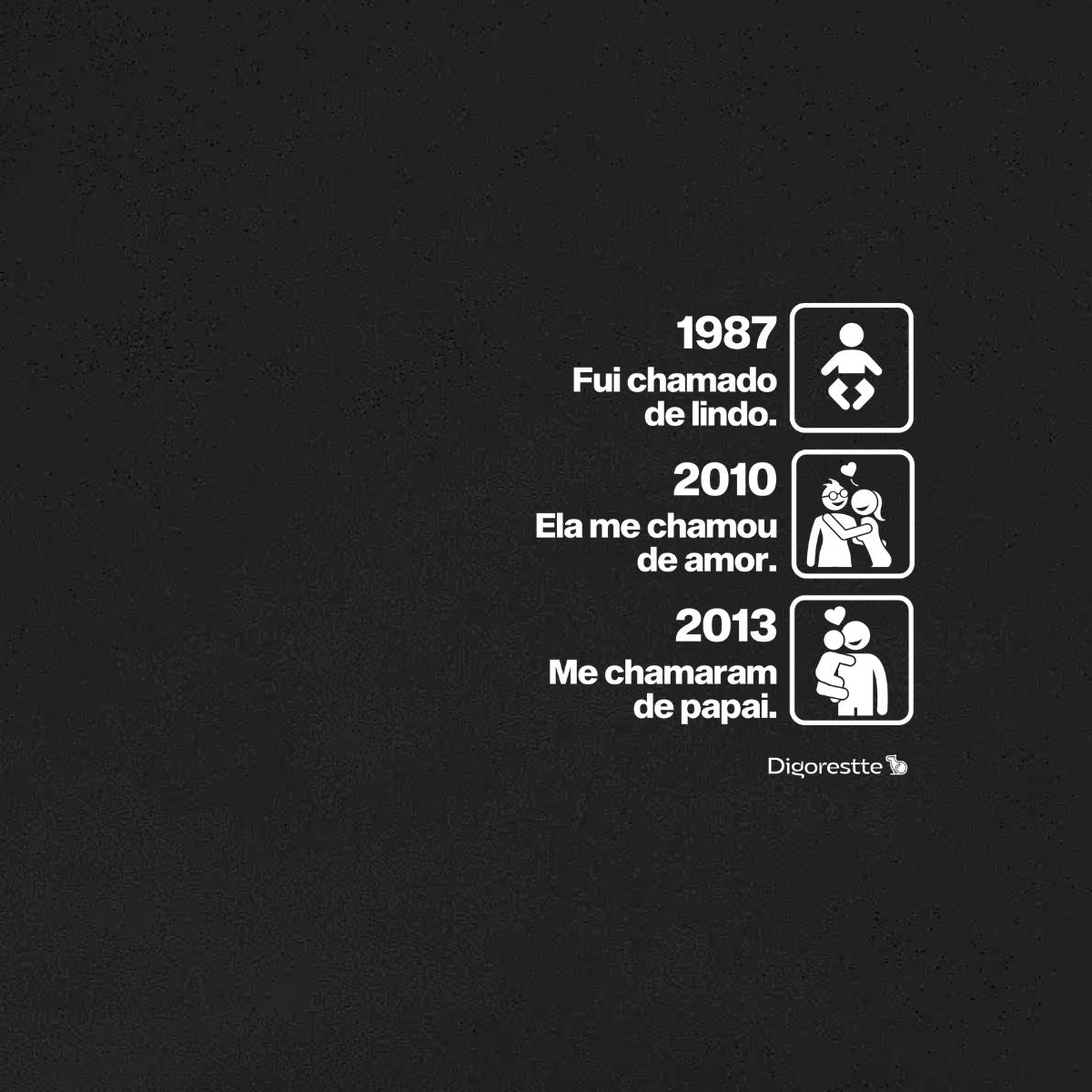 MOLETOM PERSONALIZADO LINHA DO TEMPO AVÓS E PAIS