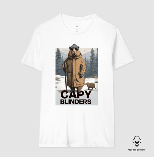 CAMISETA ALGODÃO PERUANO CAPY BLINDERS
