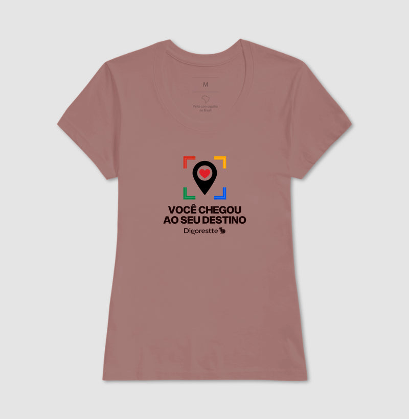 CAMISETA CARNAVAL VOCÊ CHEGOU AO SEU DESTINO
