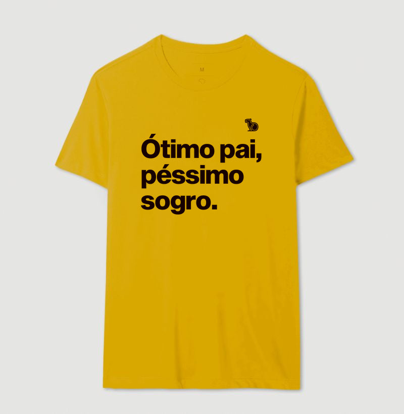 CAMISETA ÓTIMO PAI PÉSSIMO SOGRO