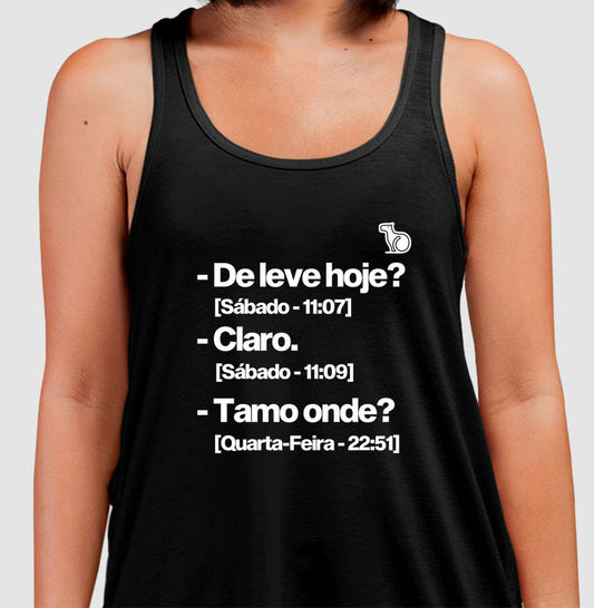 CAMISETA / REGATA CARNAVAL NUNCA É DE LEVE