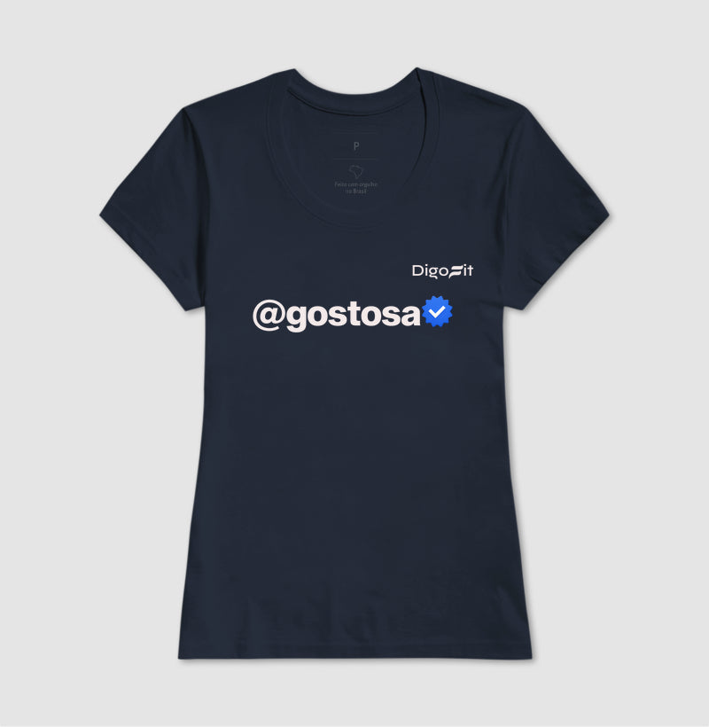 CAMISETA ACADEMIA VERIFICADA COMO UMA GOSTOSA