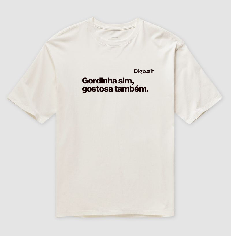 OVERSIZED ACADEMIA GORDINHA SIM GOSTOSA TAMBÉM