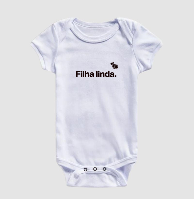 BODY INFANTIL FILHA LINDA
