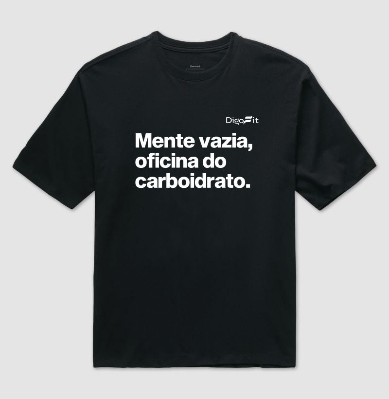 OVERSIZED ACADEMIA MENTE VAZIA OFICINA DO CARBOIDRATO