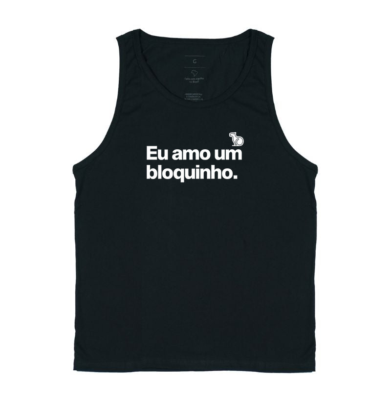 KIT CAMISETAS CASAL CARNAVAL EU AMO UM BLOQUINHO