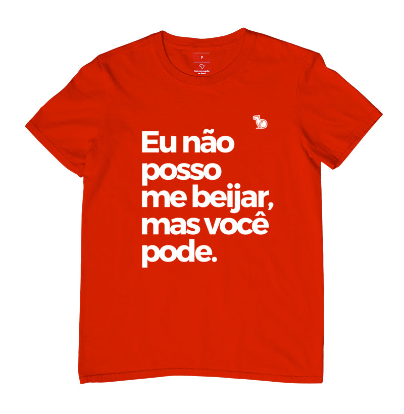 CAMISETA CARNAVAL VOCÊ PODE ME BEIJAR