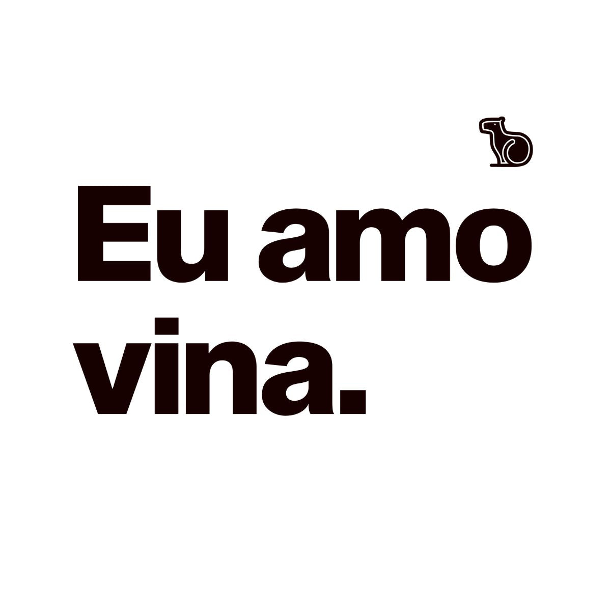 CAMISETA CASAL EU AMO VINA
