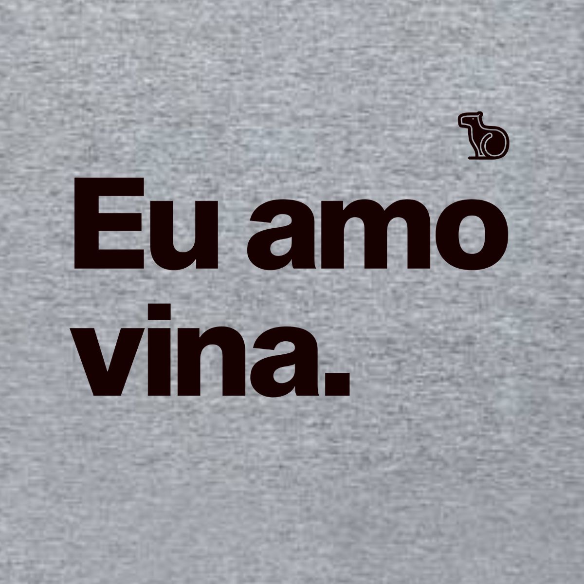 CAMISETA CASAL EU AMO VINA