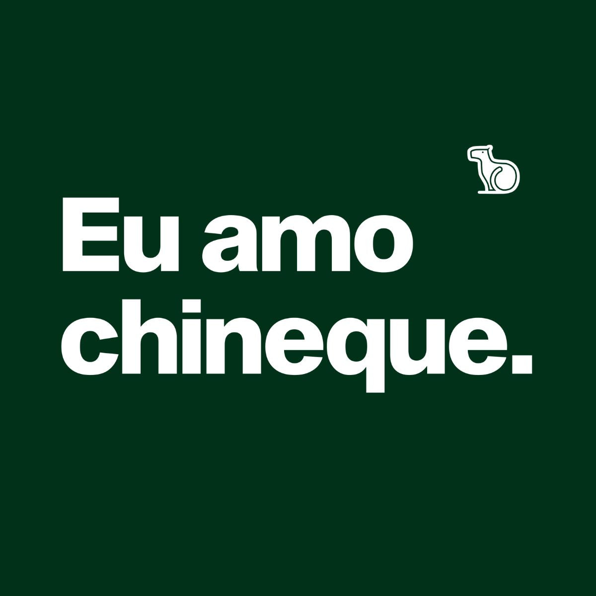 CAMISETA CASAL EU AMO CHINEQUE