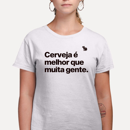 CAMISETA CERVEJA É MELHOR