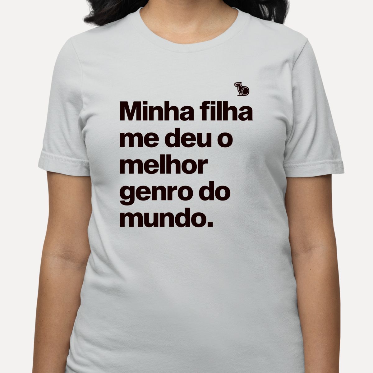 CAMISETA MINHA FILHA ME DEU O MELHOR GENRO DO MUNDO