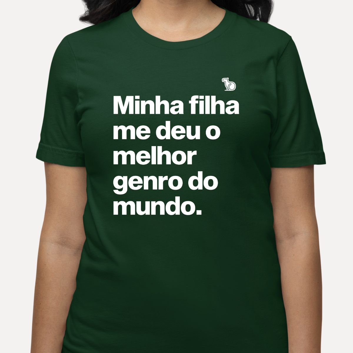 CAMISETA MINHA FILHA ME DEU O MELHOR GENRO DO MUNDO