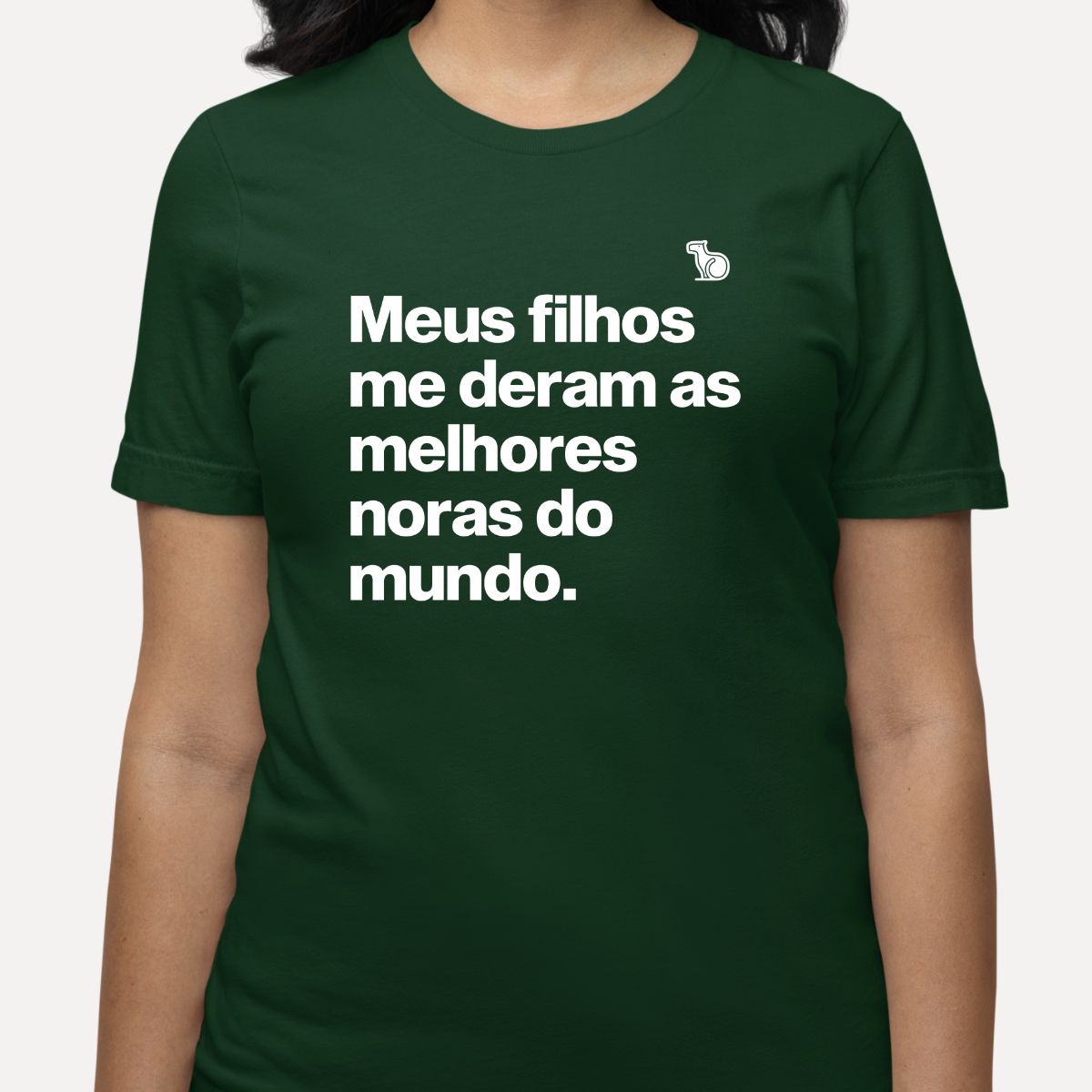 CAMISETA MEUS FILHOS ME DERAM AS MELHORES NORAS DO MUNDO