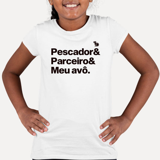 CAMISETA INFANTIL NETO(A) DE PESCADOR