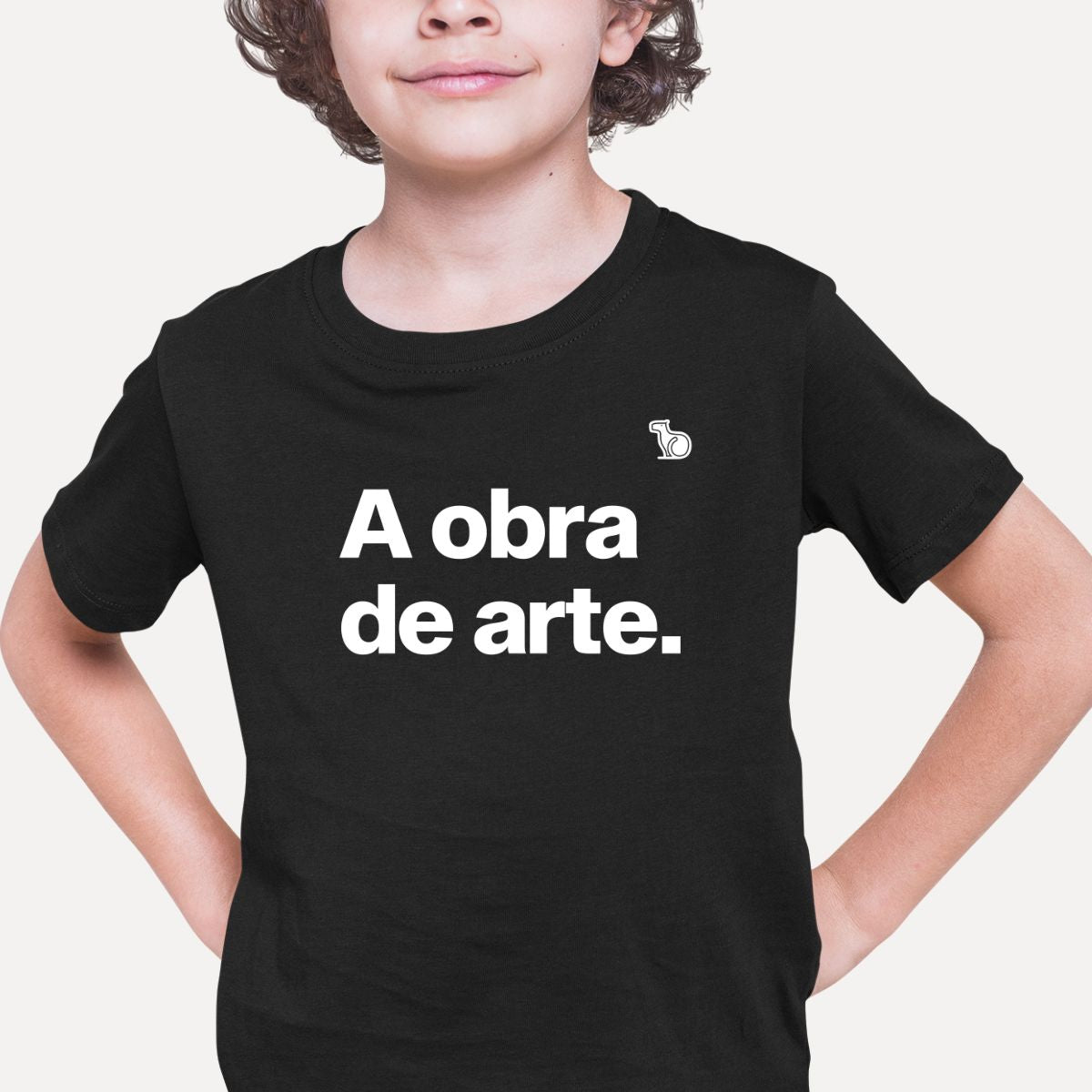 CAMISETA INFANTIL A OBRA DE ARTE