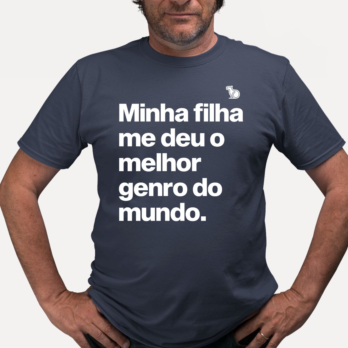 CAMISETA MINHA FILHA ME DEU O MELHOR GENRO DO MUNDO