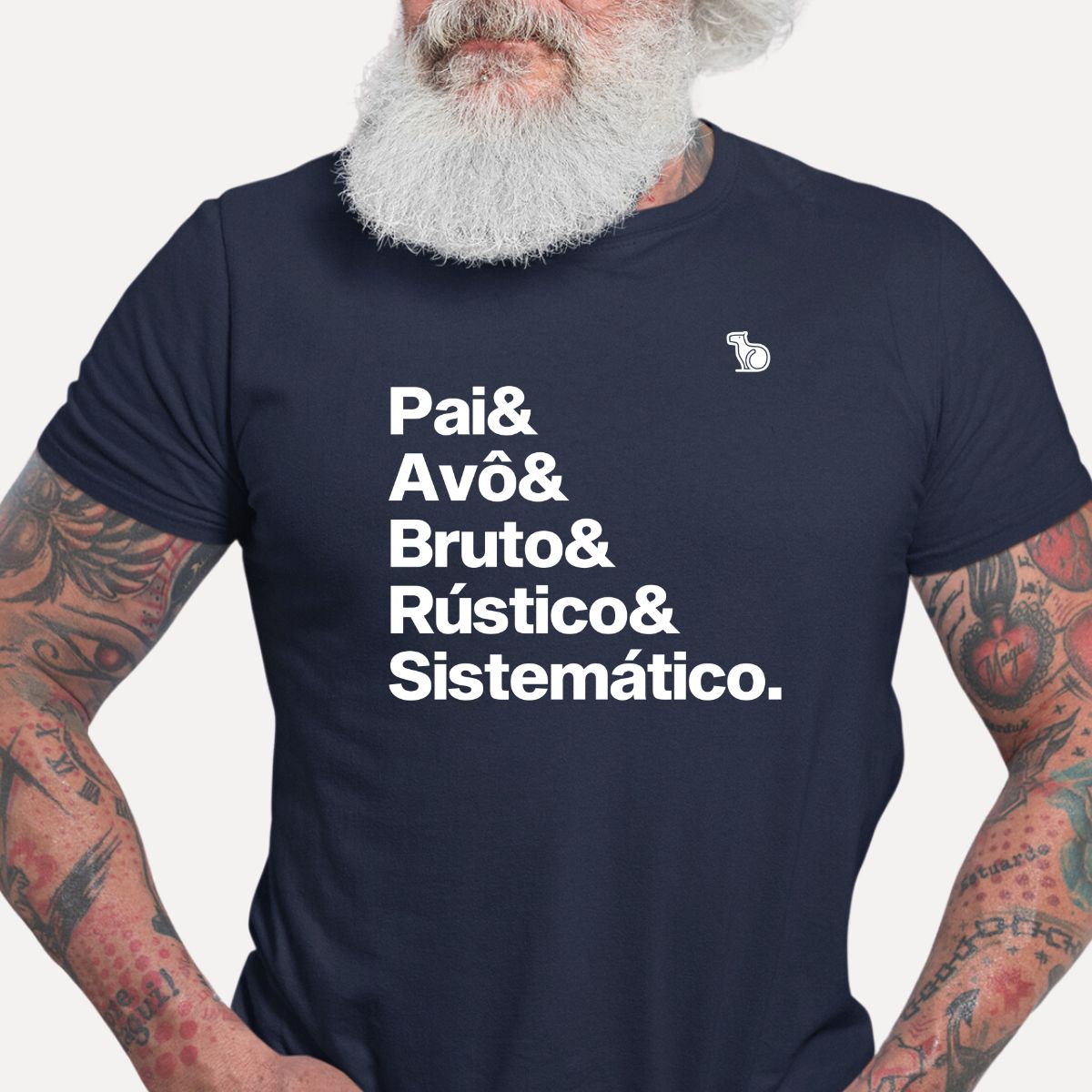 CAMISETA AVÔ BRUTO RÚSTICO SISTEMÁTICO