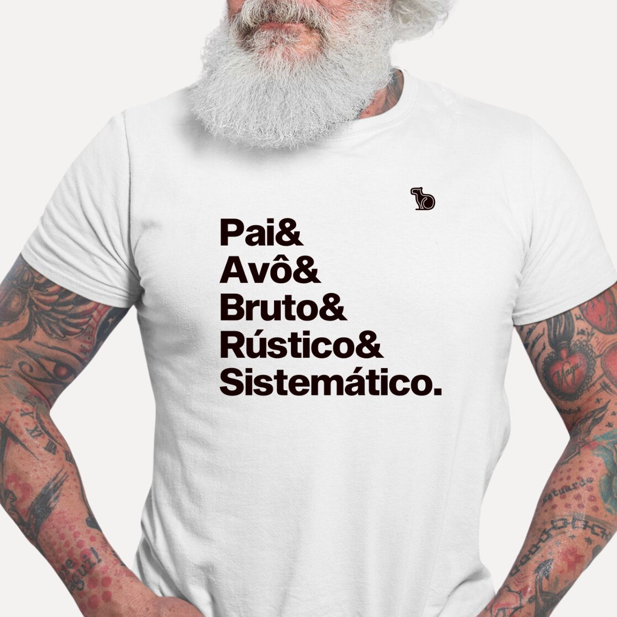 CAMISETA AVÔ BRUTO RÚSTICO SISTEMÁTICO