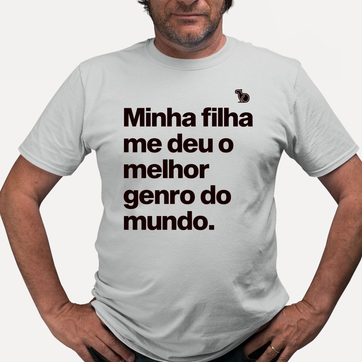 CAMISETA MINHA FILHA ME DEU O MELHOR GENRO DO MUNDO