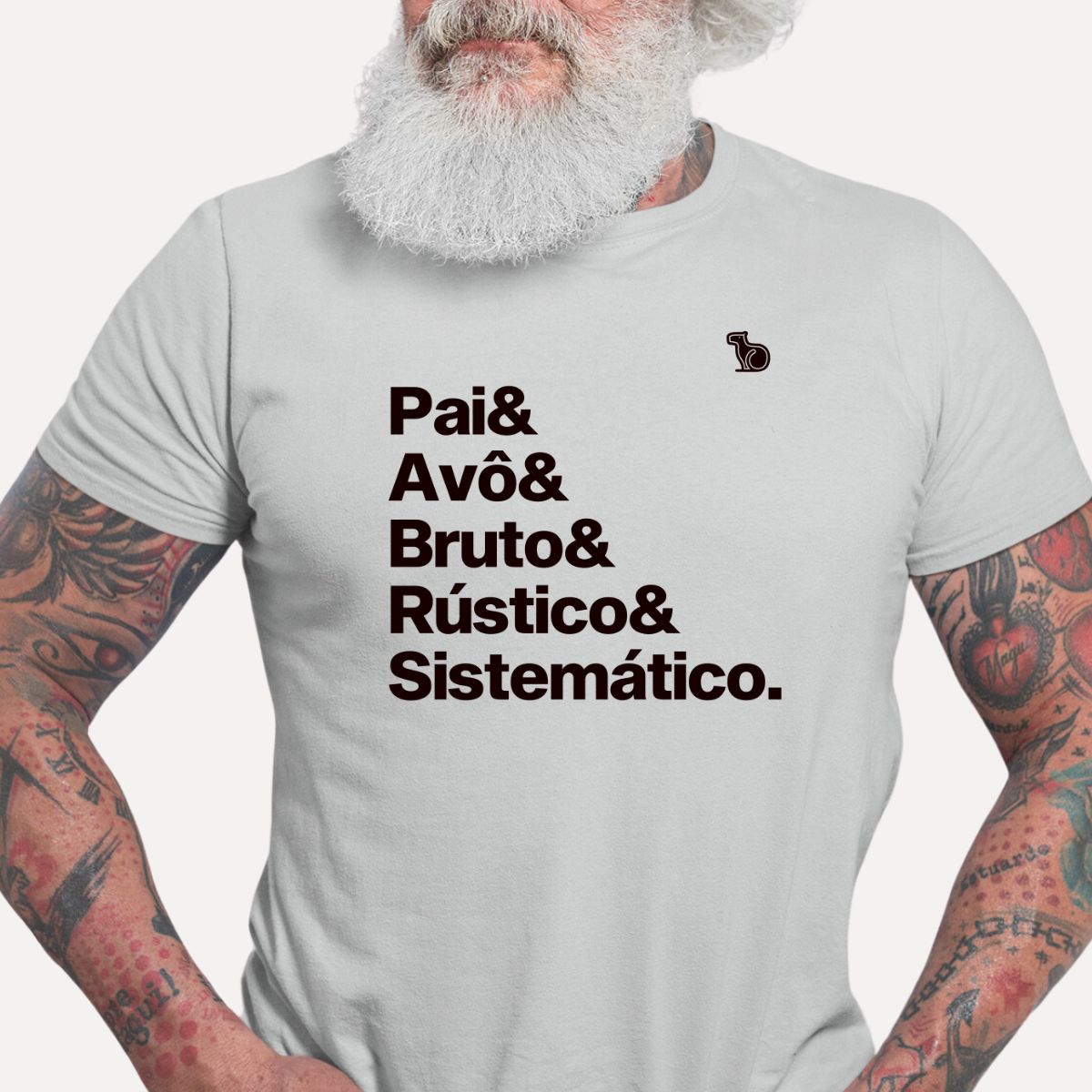 CAMISETA AVÔ BRUTO RÚSTICO SISTEMÁTICO