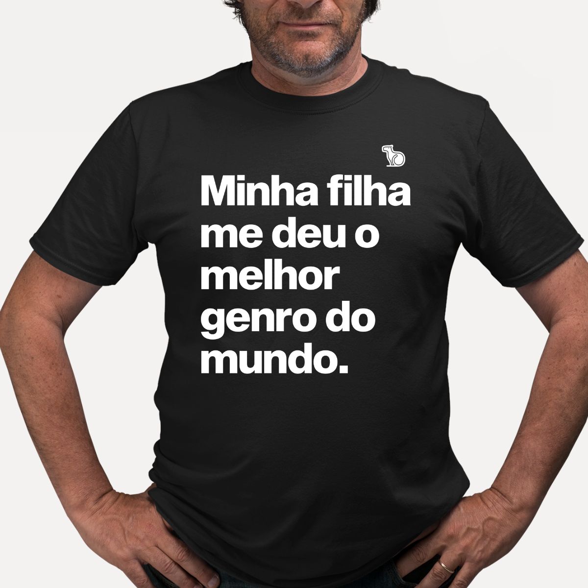 CAMISETA MINHA FILHA ME DEU O MELHOR GENRO DO MUNDO