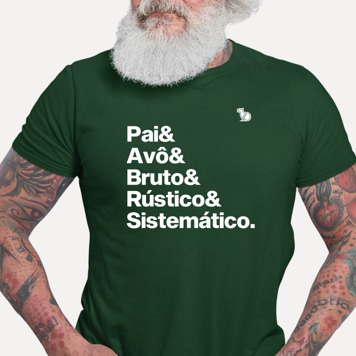 CAMISETA AVÔ BRUTO RÚSTICO SISTEMÁTICO