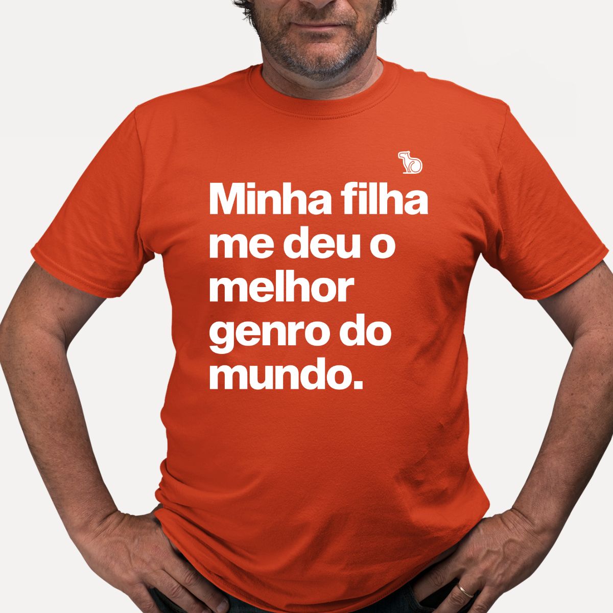 CAMISETA MINHA FILHA ME DEU O MELHOR GENRO DO MUNDO