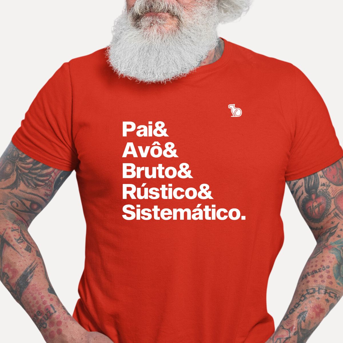CAMISETA AVÔ BRUTO RÚSTICO SISTEMÁTICO