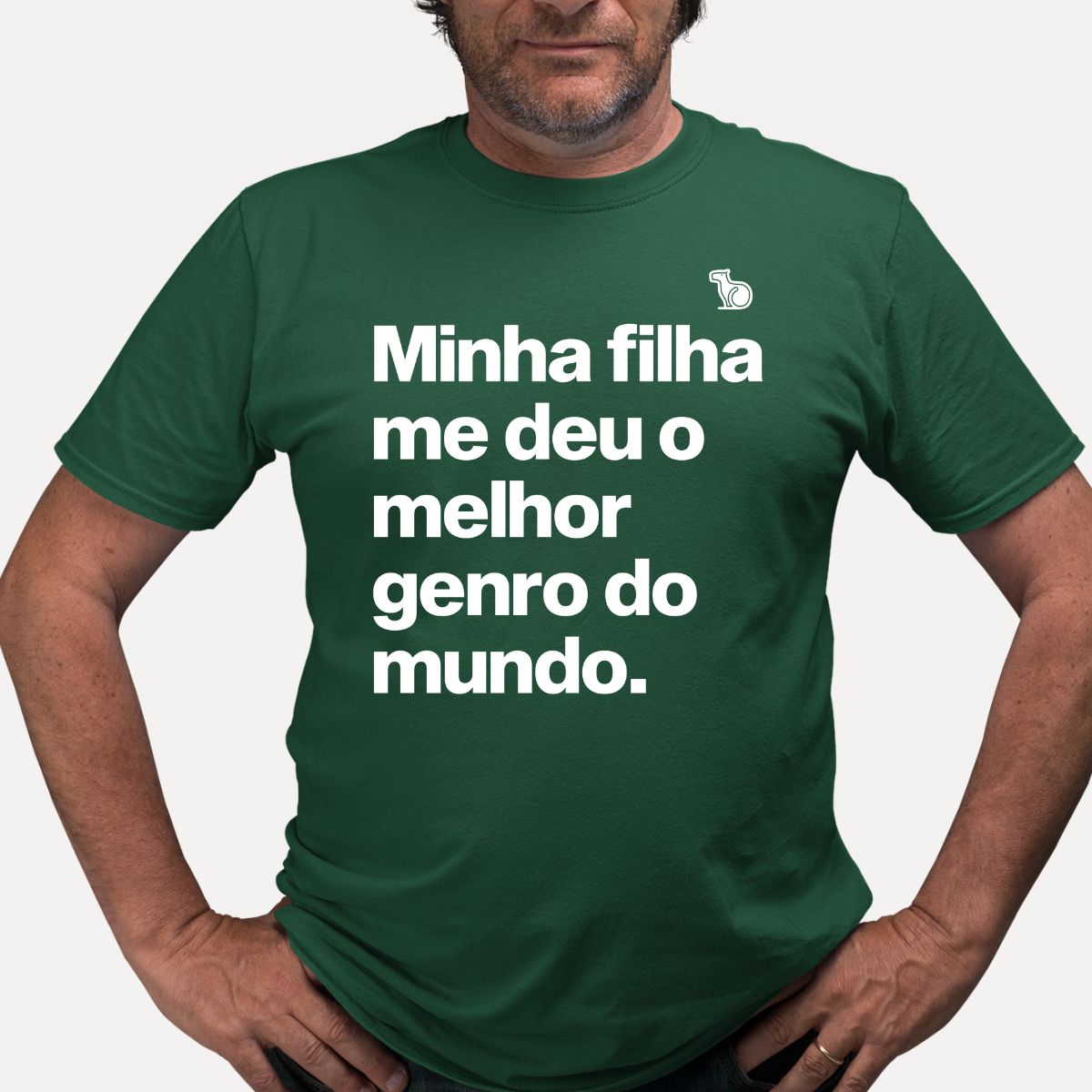 CAMISETA MINHA FILHA ME DEU O MELHOR GENRO DO MUNDO