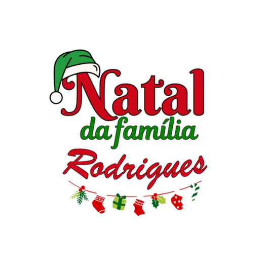 CAMISETA PERSONALIZADA NATAL EM FAMÍLIA