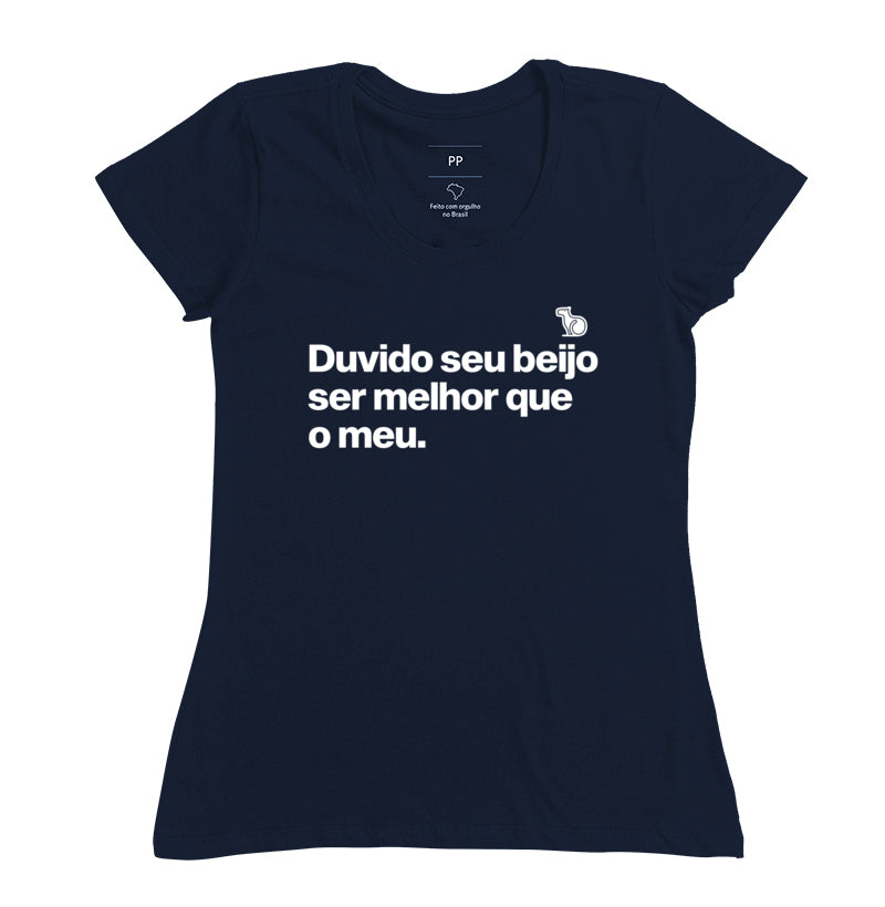 CAMISETA CARNAVAL DUVIDO SEU BEIJO SER MELHOR