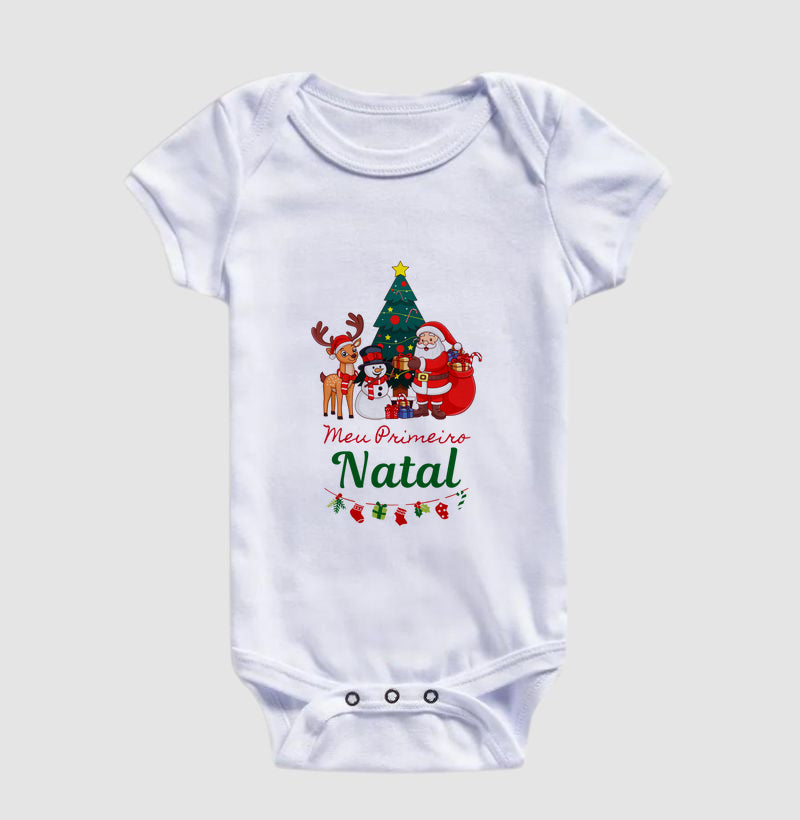 BODY INFANTIL MEU PRIMEIRO NATAL