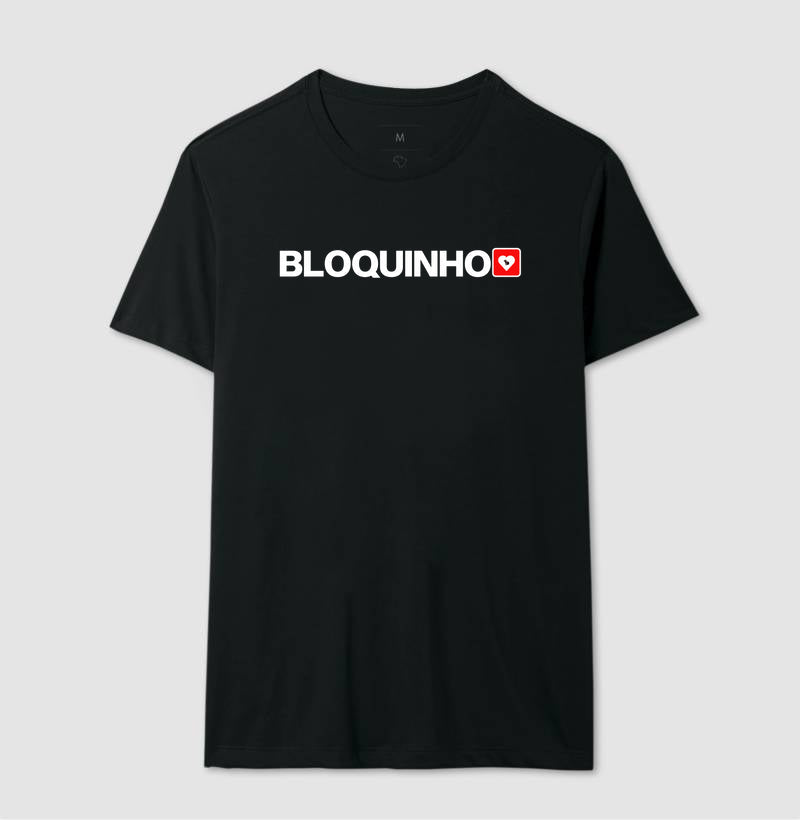 KIT CAMISETAS CASAL CARNAVAL EU AMO UM BLOQUINHO