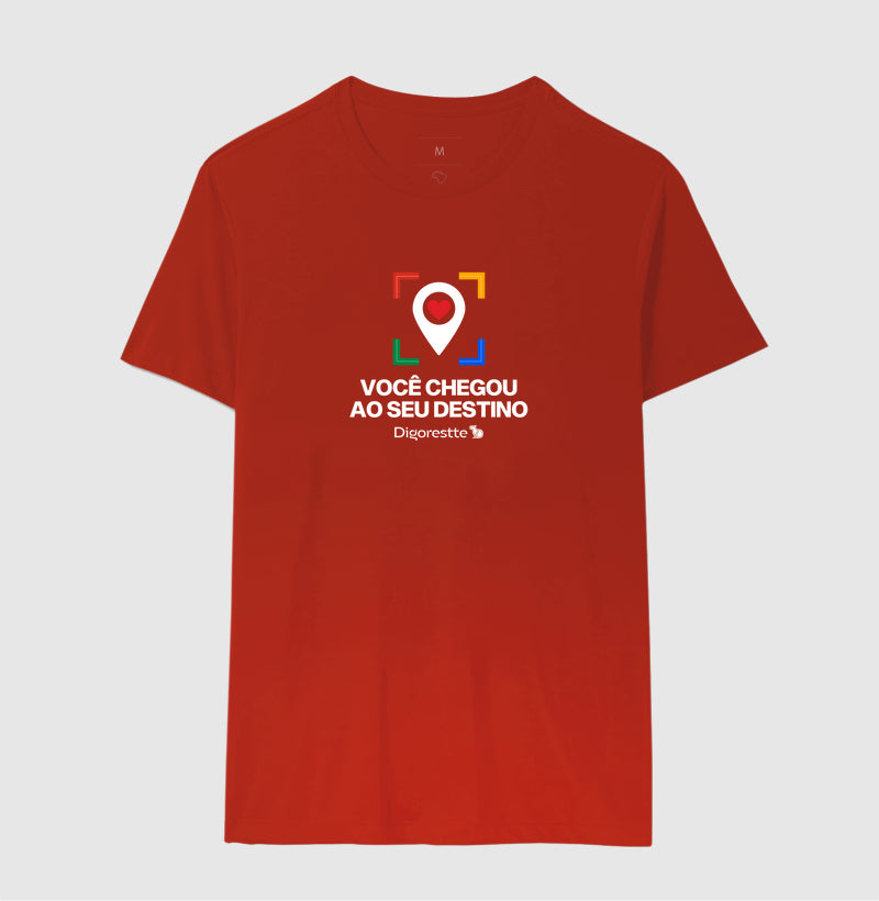 CAMISETA CARNAVAL VOCÊ CHEGOU AO SEU DESTINO