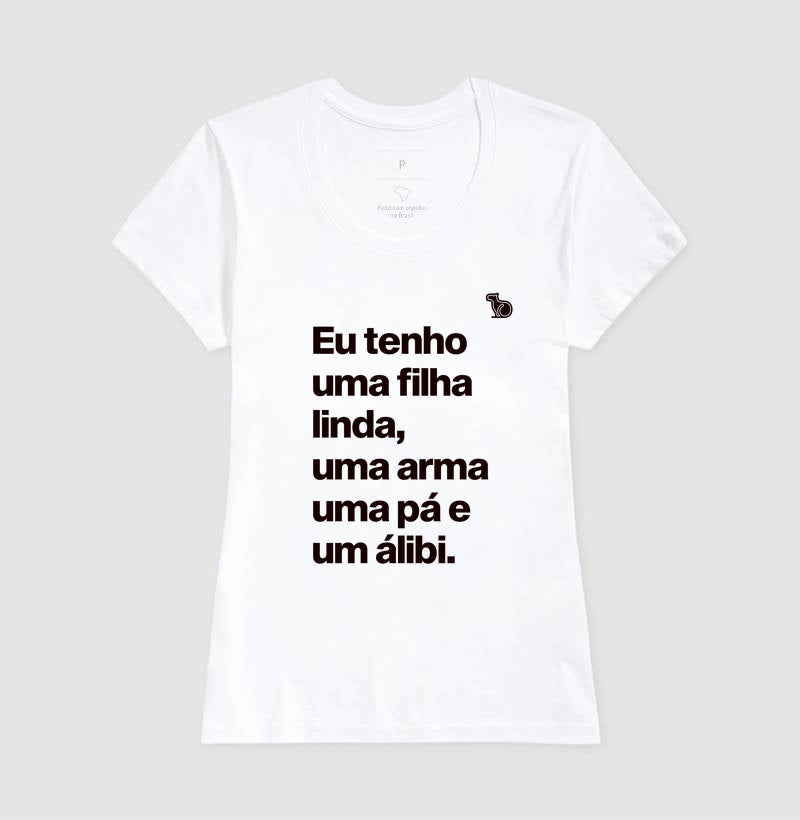 CAMISETA PAIS COM ÁLIBI - FILHA