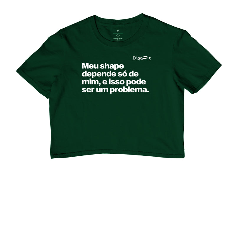 CROPPED ACADEMIA MEU SHAPE SÓ DEPENDE DE MIM