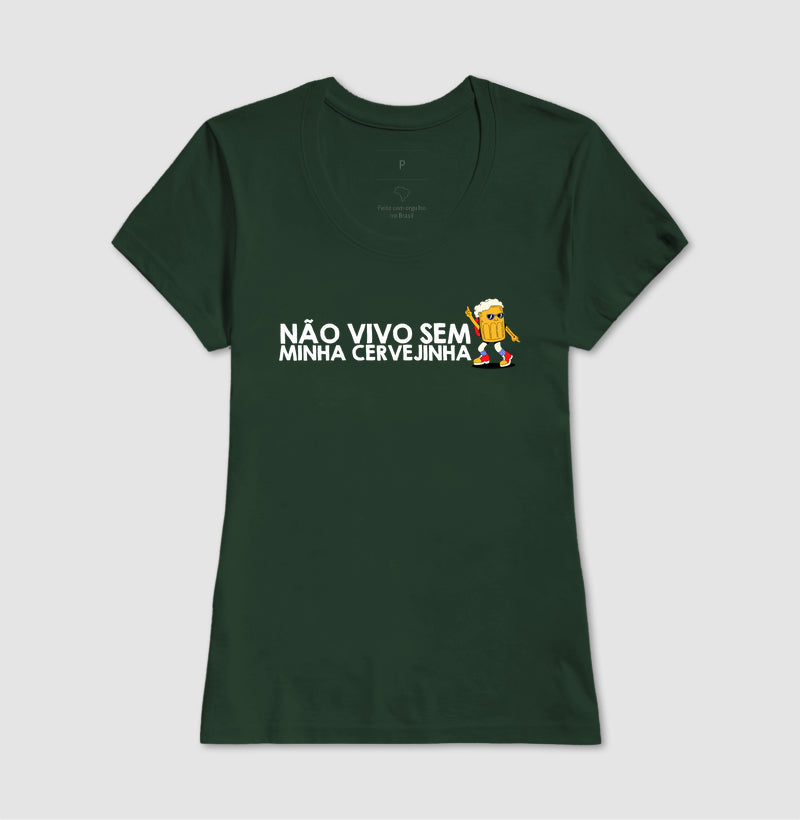 CAMISETA CASAL NÃO VIVO SEM CERVEJINHA