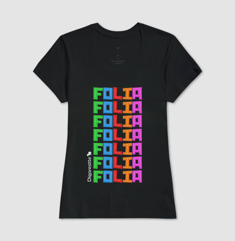 CAMISETA CARNAVAL FOLIA FOLIA