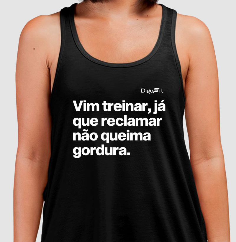 REGATA ACADEMIA RECLAMAR NÃO QUEIMA GORDURA