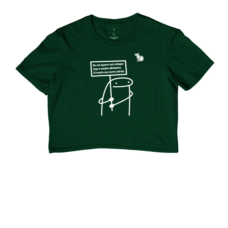 CROPPED ANO NOVO UM SHAPE TOP E MUITO DINHEIRO