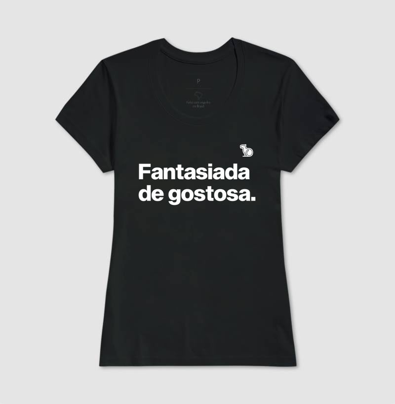 CAMISETA CARNAVAL FANTASIADA DE GOSTOSA