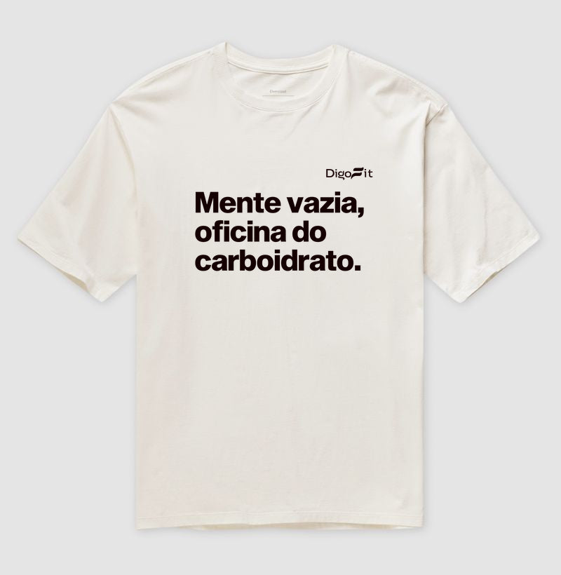 OVERSIZED ACADEMIA MENTE VAZIA OFICINA DO CARBOIDRATO
