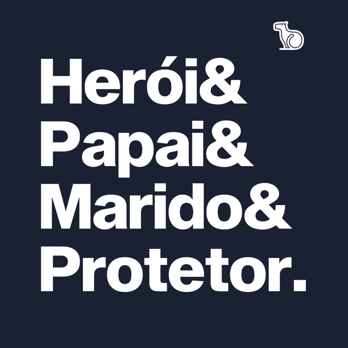 CAMISETA HERÓI PAPAI MARIDO E PROTETOR