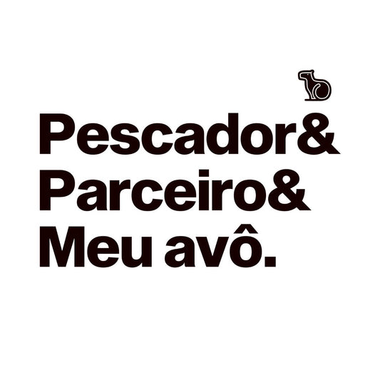 CAMISETA INFANTIL NETO(A) DE PESCADOR