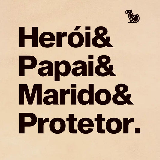 MOLETOM HERÓI PAPAI MARIDO E PROTETOR