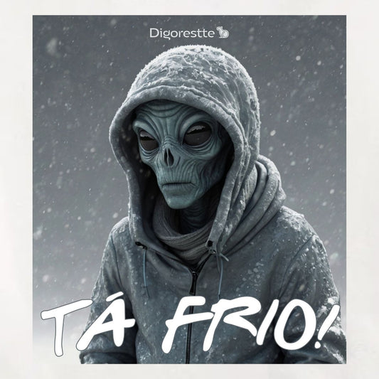 MOLETOM CROPPED FRIO EXTRATERRESTRE