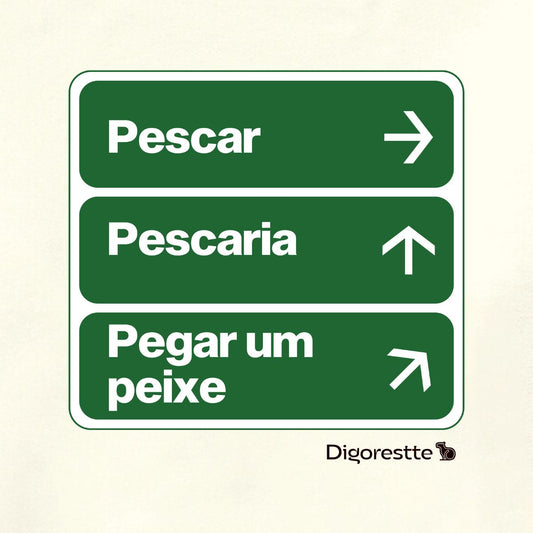 MOLETOM SUÉTER ÚNICO CAMINHO É PESCAR